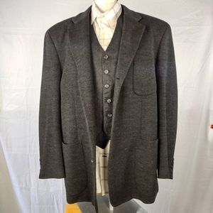 Marc Lance Franco Tassi pure wool men sports coat blazer size 46R